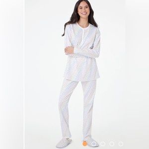 ROLLER RABBIT disco heart pj set